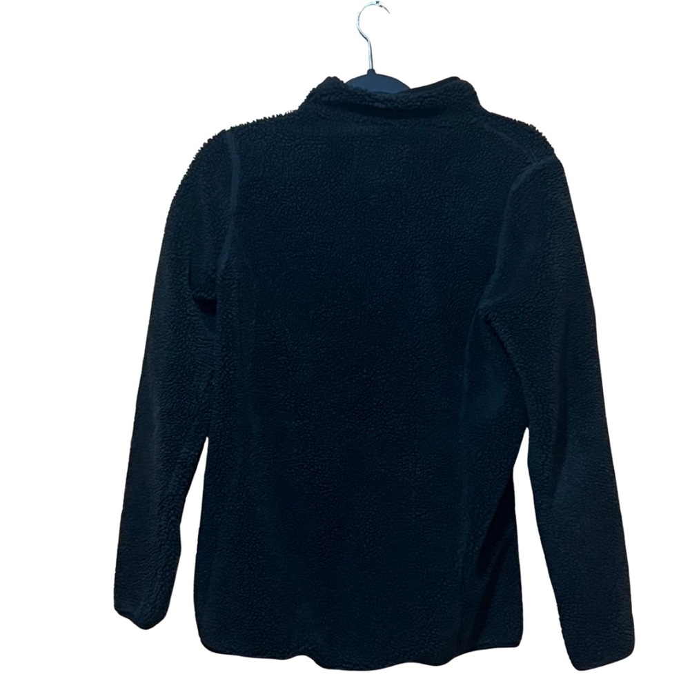 Burton Sherpa Fleece‎ Jacket | Women’s M | Cozy Black Zip-Up Fall Layer - Picture 2 of 11